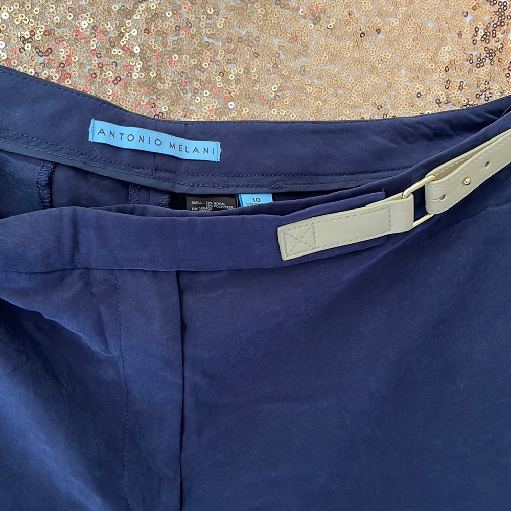 Antonio Melani Navy Blue Pants, never worn, no tags, size 10